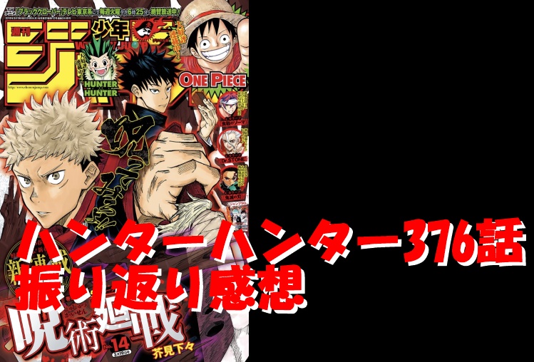 HUNTER×HUNTER(ﾊﾝﾀｰﾊﾝﾀｰ)376話