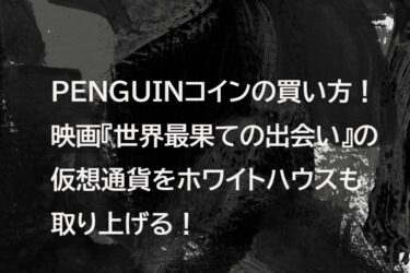 PENGUINコインの買い方!ペンギンの映画『世界最果ての出会い』の仮想通貨をホワイトハウスも取り上げる!